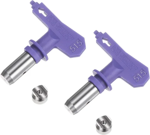 Vista 97 de uxcell 2 puntas de pulverización reversibles para pulverizador sin aire, 109 puntas de boquilla de pulverización de pintura, piezas de máquina