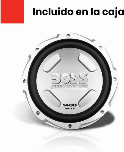Vista 6 de BOSS Audio Chaos CX122 - Subwoofer de potencia para coche, 12 pulgadas, 2800 W, par