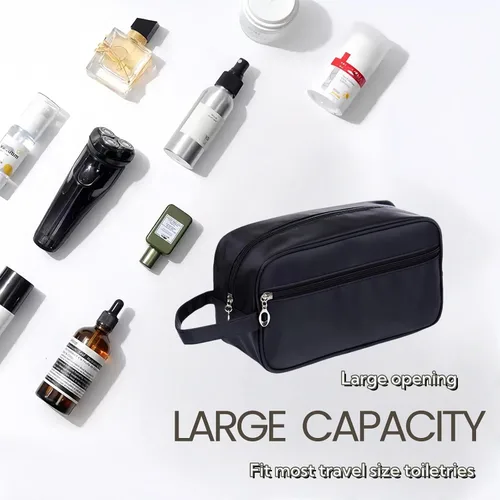 Vista 2 de Tumecos Kit de aseo Dopp Organizador de electrónica de viaje, bolsa de accesorios de afeitado