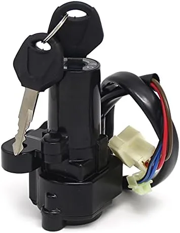 Vista 2 de Interruptor de encendido y llave de encendido Interruptor de encendido de motocicleta para Yamaha 36P-82501-00 para Yamaha FZ6R FZ10 FJ09 FZ09 FZ07