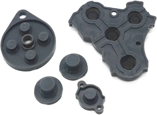 Vista 2 de Replacement Silicone Rubber Pad Conductive for Gamecube NGC Controller Conductive Silicone Button Pad