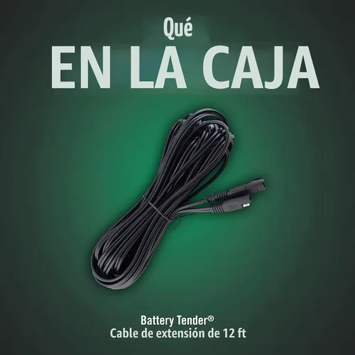 Vista 4 de Battery Tender Cable de extensión SAE de 12 pies – Diseñado para su uso con cargadores Battery Tender – Enchufes de conexión rápida para una fácil