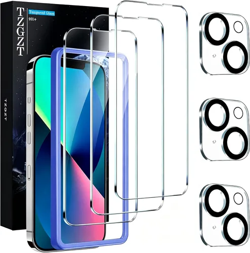 Vista 11 de TZGZT Protección de cámara para iPhone 12 de vidrio templado, [Accesorios] Cubierta protectora magnética con 2X protector de pantalla, para mujeres