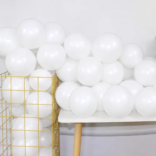 Vista 13 de 100 globos metálicos cromados negros de látex de 12 pulgadas, globos gruesos brillantes para decoración de fiestas