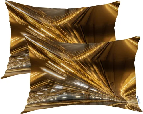 Vista 15 de Batmerry Flowers with Stems Throw Pillow Covers, Beautiful Floral Decorative Pillow Covers Digital Printing Blended for Couch Sofa Bed Invisible