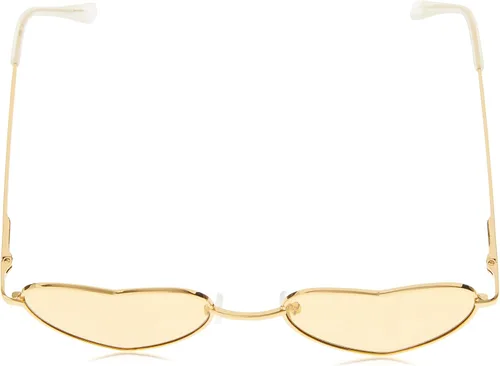 Vista 4 de Circus by Sam Edelman Cc529 Metal Uv Protective Women's Heart Sunglasses. Trendy Gifts for Her, 55 Mm
