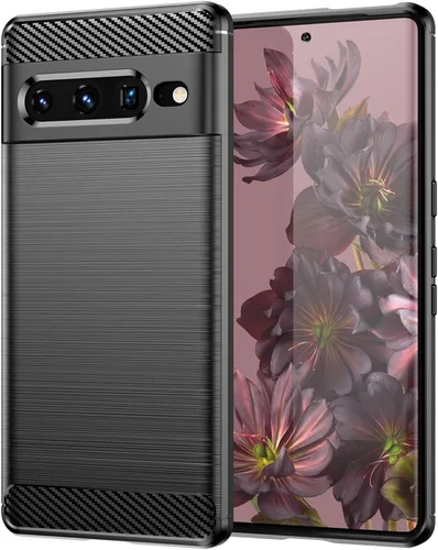 Vista 23 de Funda para Pixel 4 XL Google 4 XL Funda de fibra de carbono TPU suave antideslizante duradera ligera cubierta protectora para Google Pixel 4 XL
