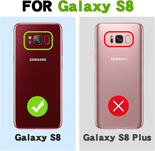 Vista 2 de Funda para Samsung Galaxy S8, Samsung S8 para mujer, cambio gradual con purpurina, cristal suave, TPU mariposa, floral, corazón, transparente, funda
