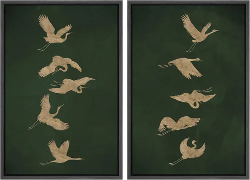 Vista 143 de SIGNWIN Lienzo enmarcado para pared, ilustraciones abstractas texturizadas en tonos beige terrosos, arte moderno, decorativo, contemporáneo