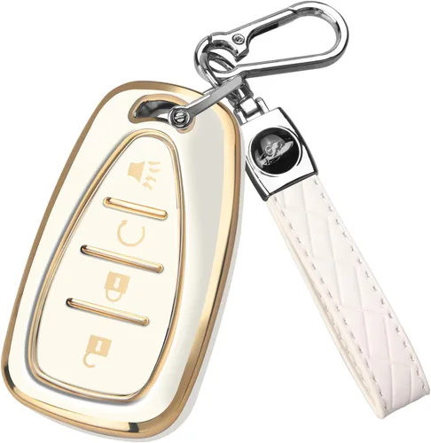 Vista 12 de FT FUNTOR Funda para llavero Chevy con llavero, 3 botones