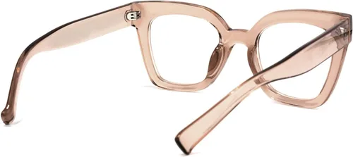Vista 77 de Zeelool Gafas de luz azul para mujer de moda de tira cuadrada de moda gafas de computadora gafas antifatiga ocular Malcolm JGA000269-22B