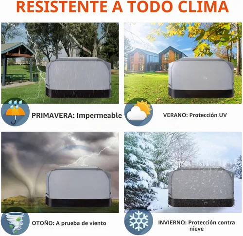 Vista 2 de Cubierta de plancha resistente 600D para Blackstone 36", 68Wx28Dx35H