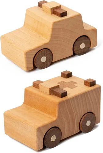 Vista 12 de Coches de construcción de juguete de madera, 3+