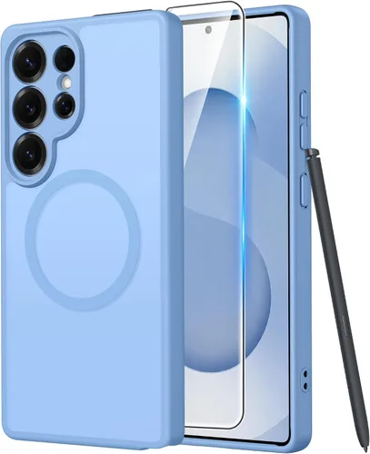 Vista 518 de FNTCASE Funda para Motorola Moto G-Stylus-5G-2025: Funda magnética translúcida mate a prueba de golpes para Moto G Stylus 2026, funda protectora