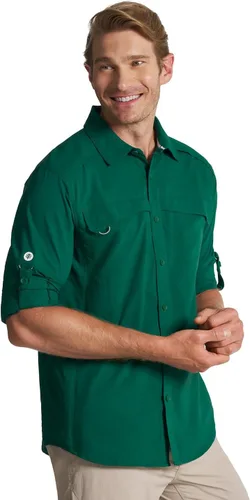 Vista 4 de Camiseta de pesca de manga larga para hombre - Protección solar UPF 50+ - Nassau