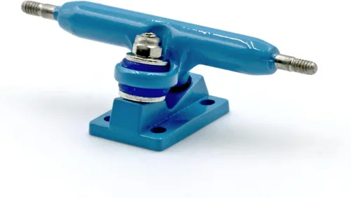 Vista 5 de A1 Pro Fingerboard Trucks 36 mm 34 mm 32 mm con nueva base y copa de pivote (32 mm Azul bebé)