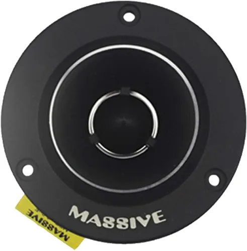 Vista 4 de Massive Audio MT1V2 - Tweeter Power Bullet de 3.5 pulgadas 4 ohmios, 60 W RMS Titanium Dome Super Tweeter, alta salida Pro Audio Highs, carcasa