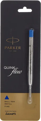 Vista 2 de Parker Recambios para bolígrafo, punta fina, tinta azul, paquete de 6
