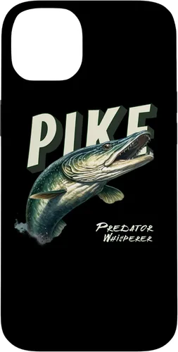 Vista 15 de iPhone 16 Northern Pike Whisperer Fishing Enthusiasts Angler Fishermen Case