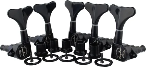 Vista 17 de Guyker Afinadores de Bajo para Guitarra (2R + 2L) - Clavijas de afinación con relación 1:17, cabezal sellado, reemplazo de máquina de afinación
