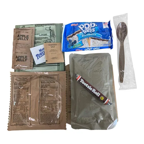 Vista 5 de Mre 2018 Inspector de fechas de comidas,listo para comer, caja de 12 genuino excedente US Militar.