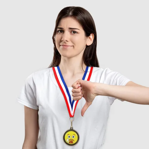 Vista 6 de Yinkin Medalla de perdedor de 8 piezas Premio del último lugar Medalla