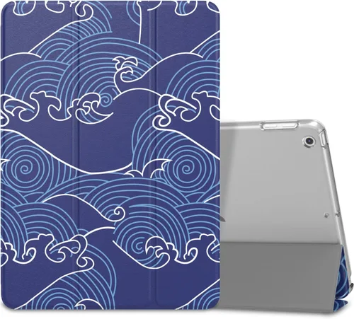 Vista 51 de MoKo Funda para iPad 9.7 2018/2017 de 5ª / 6ª Generación - Funda delgada y ligera con soporte para Smartphone con parte trasera translúcida