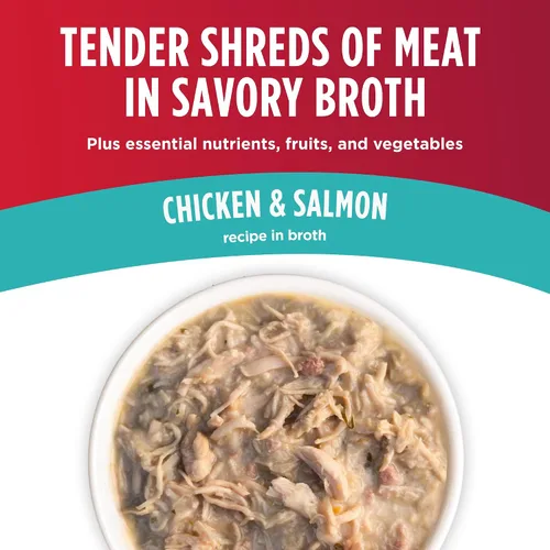 Vista 3 de Nulo Small Breed Dog Signature Stew - Pollo y salmón en caldo, taza de 24 x 2.8 onzas