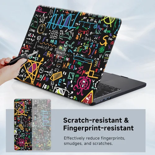 Vista 6 de Funut Funda para MacBook Pro de 13 pulgadas 2025 2024-2016 versión M2 M1 A2338 A2251 A2289 A2159 A1989 A1708 A1706, carcasa rígida de plástico