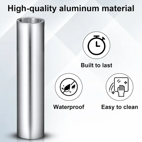 Vista 3 de Therwen 1 Rollo de Lámina de Aluminio, Paneles de Techo de Metal de Aluminio de 0.2 mm de Espesor, Tira de Sellado para Ventanas, Puertas
