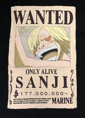 Vista 2 de Camiseta Sanji Bounty de una pieza Producto