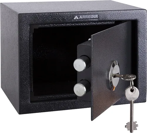 Vista 2 de Arregui Clase – Key Only Safe, gris oscuro, gris, T17K