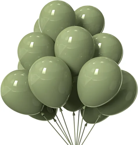 Vista 29 de KBZVNAF Globos negros de látex para fiesta, paquete de 50 globos de helio negro mate de 12 pulgadas para decoración de bodas, graduaciones, baby