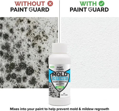 Vista 3 de Paint-Guard - Aditivo de pintura para defensa de moho y moho (tratamiento de 1 galón)