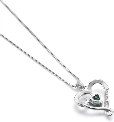Vista 11 de Regalo de cumpleaños para mamá, collar con dije de corazón de plata esterlina 925 con texto en inglés "I Love You Mom