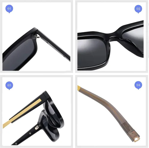 Vista 6 de Gafas de sol polarizadas para hombres y mujeres ligeras TR90 con montura para correr ciclismo pesca conducción golf deportes