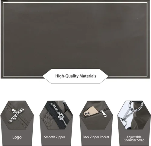 Vista 3 de Monederos y bolsos de mano de moda para mujer, bolsos de hombro con asa superior, bolsos de cuero sintético