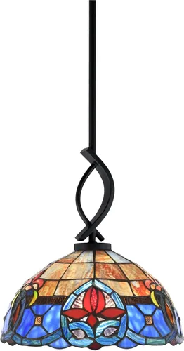 Vista 142 de Toltec Lighting Cavella Stem Colgado Mini colgante, acabado grafito, vidrio de muselina blanca de 4 pulgadas