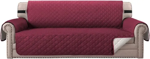 Vista 55 de MIFXIN Funda reversible para sofá, impermeable, antideslizante, lavable, con correa elástica, protector de muebles para mascotas, perros y niños