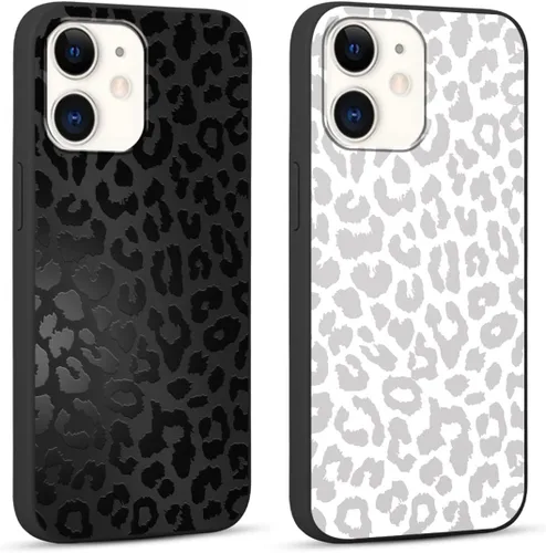 Vista 18 de Paquete de 2 fundas de teléfono con bonito estampado de guepardo para iPhone 7/8/SE 2020 / SE 2022 de 4.7 pulgadas, diseño de leopardo de lujo