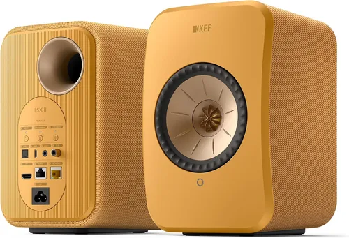 Vista 2 de KEF LSX II Sistema de altavoces inalámbricos HiFi (Amber Haze)
