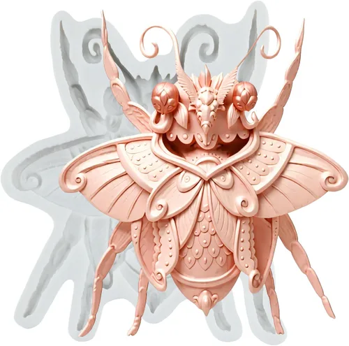 Vista 15 de Molde de silicona para cucarachas, moldes de fondant de caramelo de chocolate para insectos Estilo a