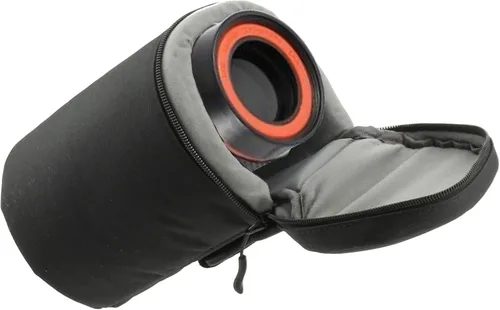Vista 2 de Navitech Black Water Resistant Camera Lens Protective Case Pouch - Compatible with Samyang XP 50mm F1.2 Lens