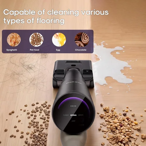 Vista 7 de Eureka Floor Shine 830 Cordless Wet Dry Vacuum Cleaner, 24KPa Vacuum Mop