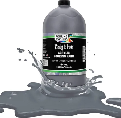 Vista 40 de Pouring Masters - Pintura acrílica premezclada de 8 onzas líquidas listas para verter, oro de 24 quilates, suministros de arte fluido para lienzo