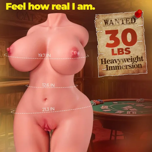 Vista 3 de Muñeca sexual de 30 libras, masturbador masculino realista de tamaño completo, juguete sexual para adultos, muñeca de tamaño real con pechos grandes