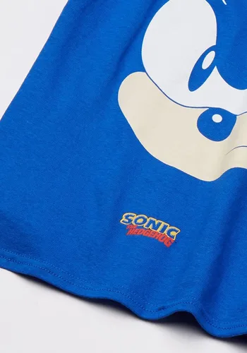 Vista 4 de SEGA Camiseta de manga corta Sonic The Hedgehog Big Face para niños