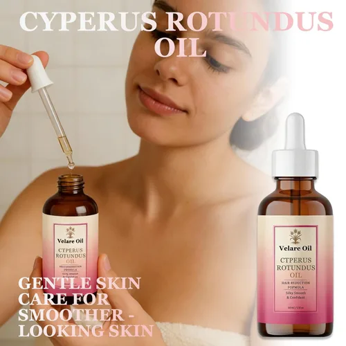 Vista 2 de Aceite Cyperus Rotundus para depilación, aceite hidratante ligero, ayuda a suavizar la piel y mejorar la textura de la piel después
