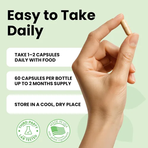 Vista 9 de Luma Nutrition Suplemento NAD+ de 500 mg por porción (250 mg por cápsula) – Envejecimiento más energía, metabolismo y apoyo celular – Suplementos