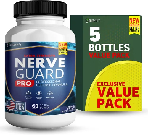 Vista 11 de Nerve Guard Plus Pro Advanced Nerve Formula con ingredientes esenciales para alivio y apoyo integral a largo plazo de la salud nerviosa (1)